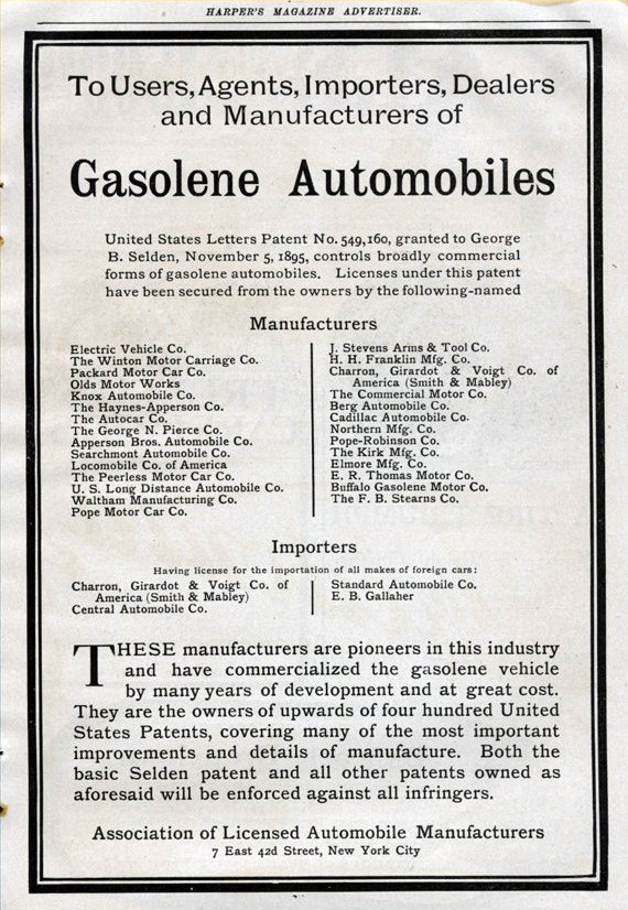 Notice: Users, Agents, Importers, Dealers and Manufacturers of Gasoline Automobiles