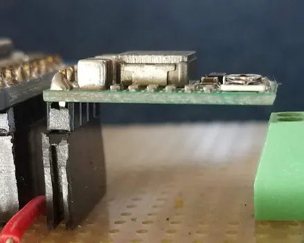 Voltage regulator side view